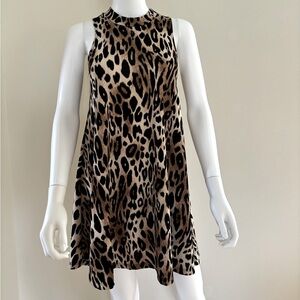 BON AMI Leopard knit dress